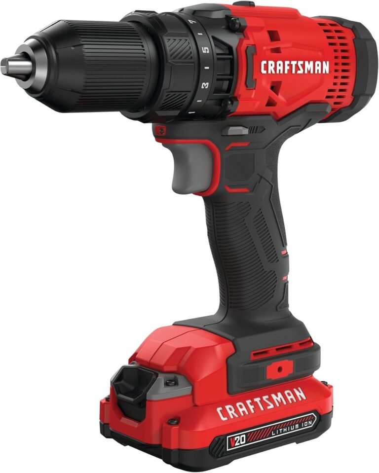 CRAFTSMAN V20 Cordless Drill Kit: Lightweight, Powerful Drill for All Applications 3 CRAFTSMAN V20 Cordless Drill Kit
