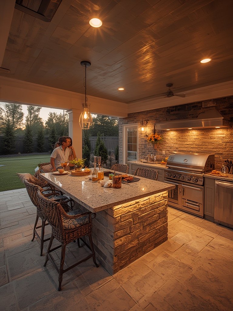 outdoor kitchen installation - Illustration 3